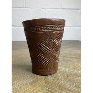 VTG Alva Studios Replica African Drinking Cup Planter American Museum of Natural